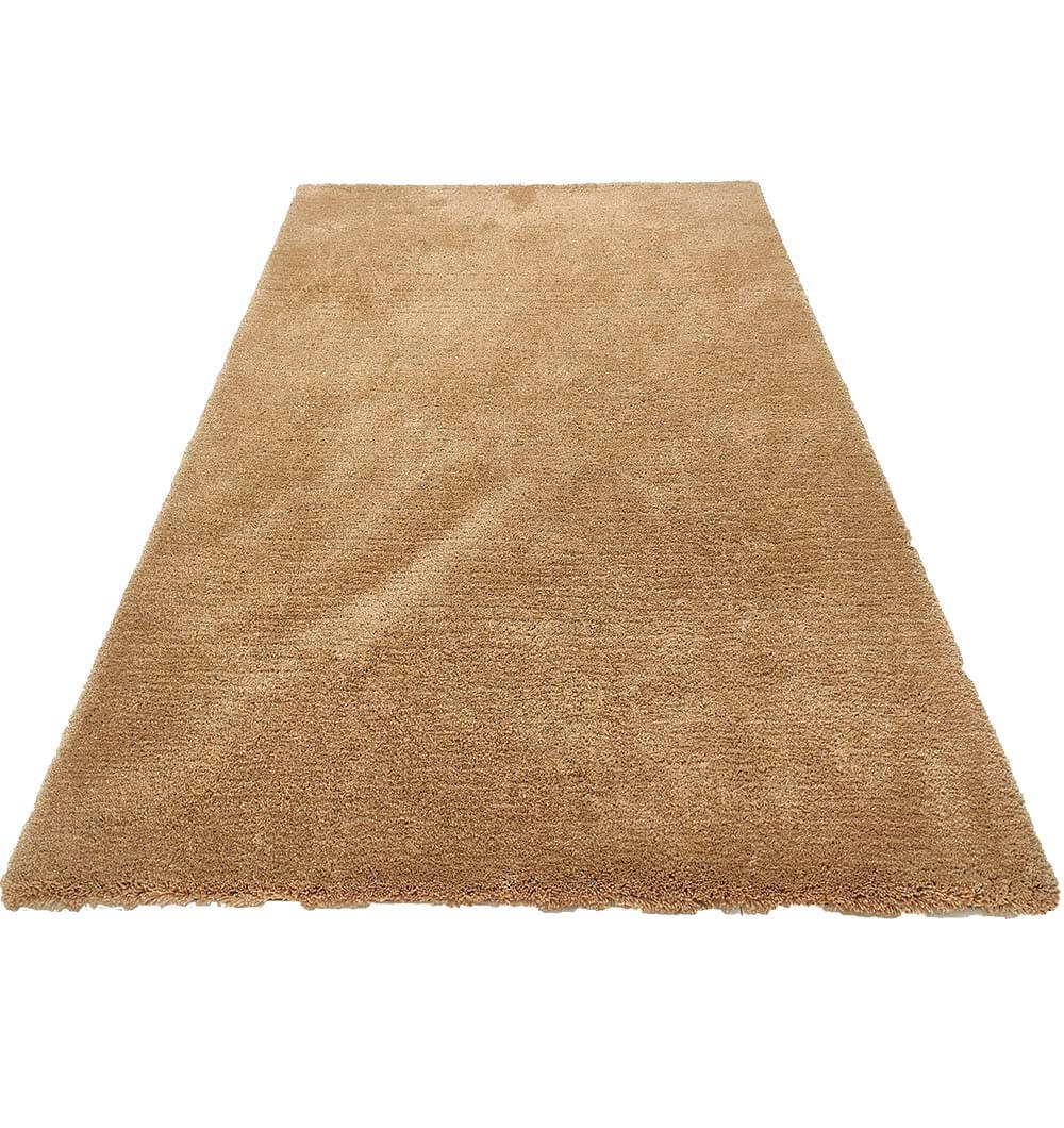 Camel Handmade Shaggy Rug For Home Decor