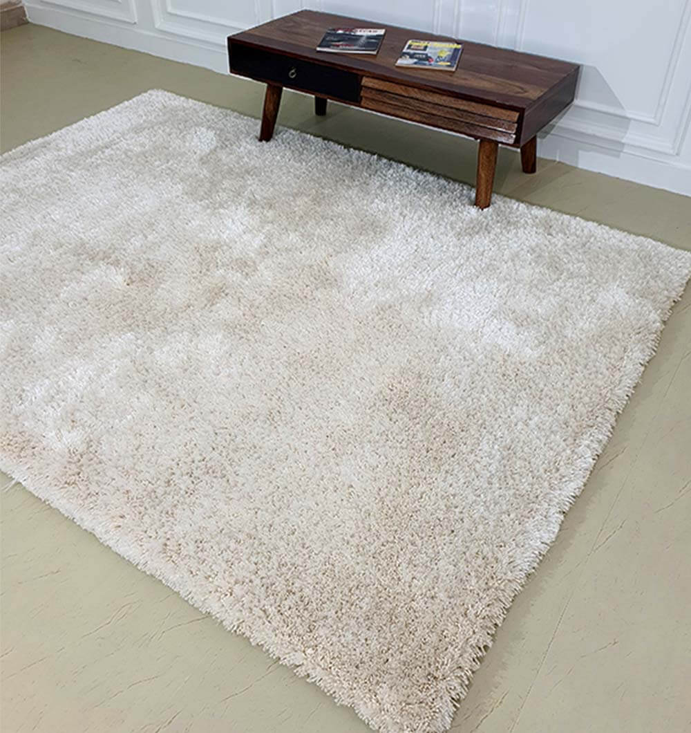 White Shaggy Rugs For Livingroom Bedroom Decor