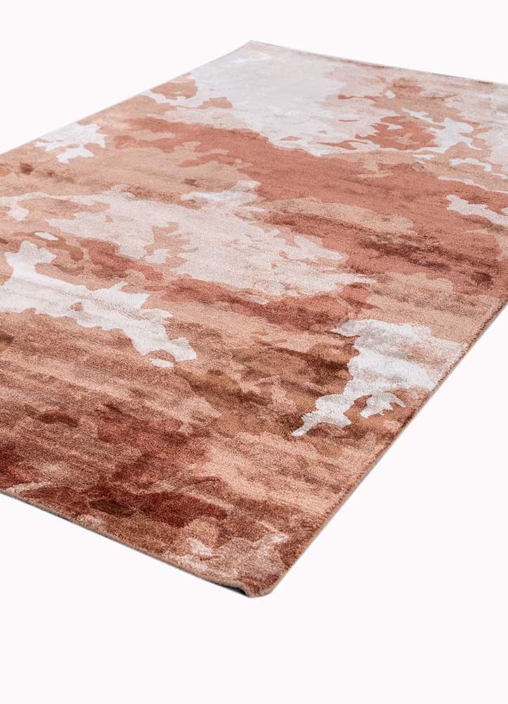 Apricot/Pink Tint Hand Tufted Rugs