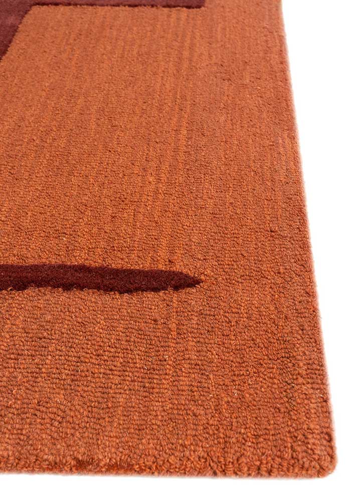 Outrageous Orange Hand Tufted Rugs