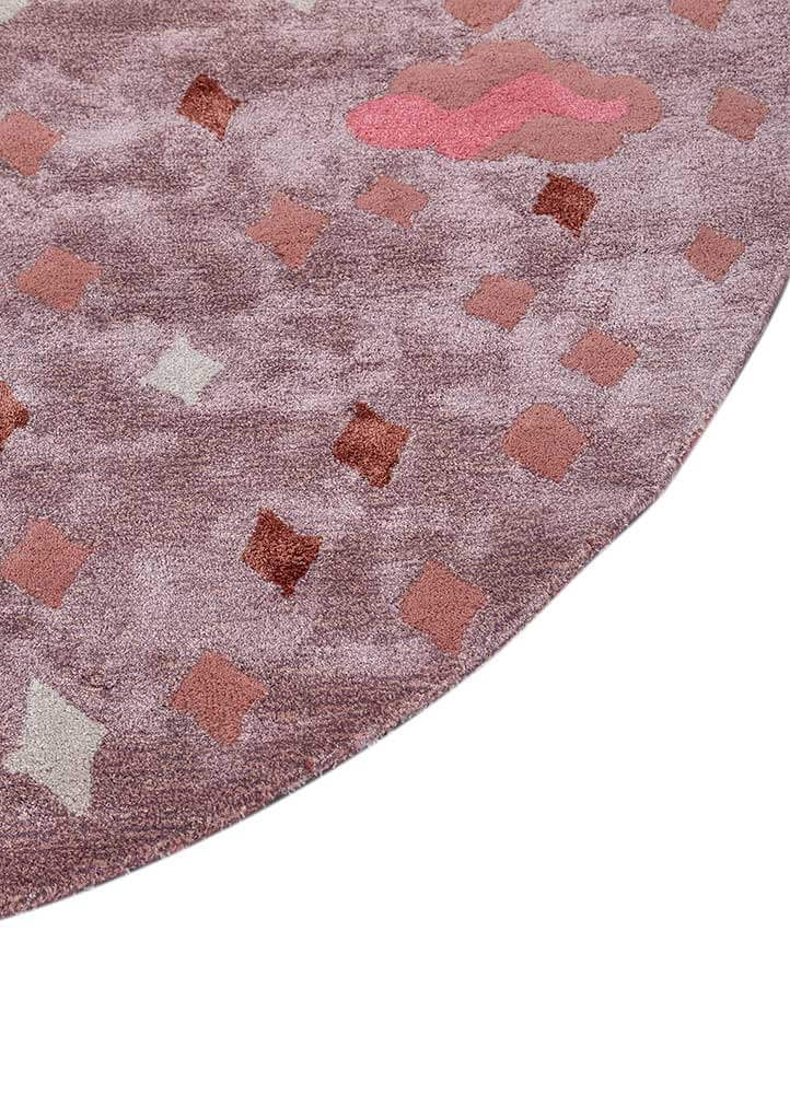 Lotus/Rose Smoke Hand Tufted Rugs