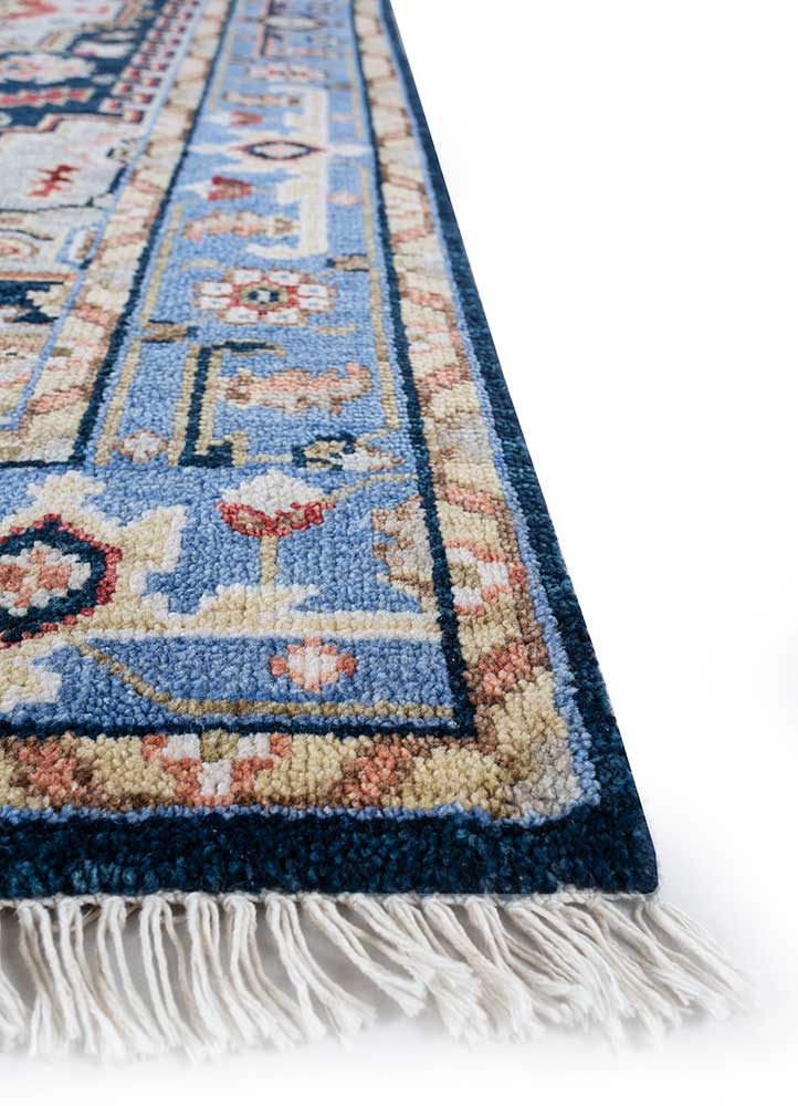 Navy/Dark Denim Hand Knotted Rugs