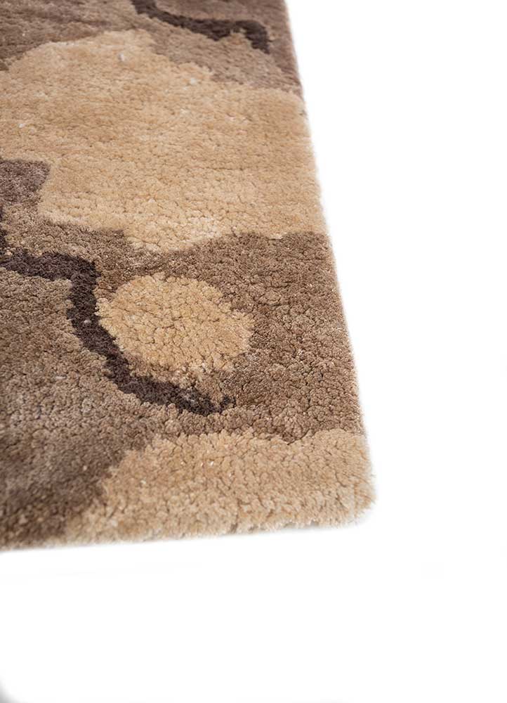 Medium Tan/Stucco Hand Tufted Rug