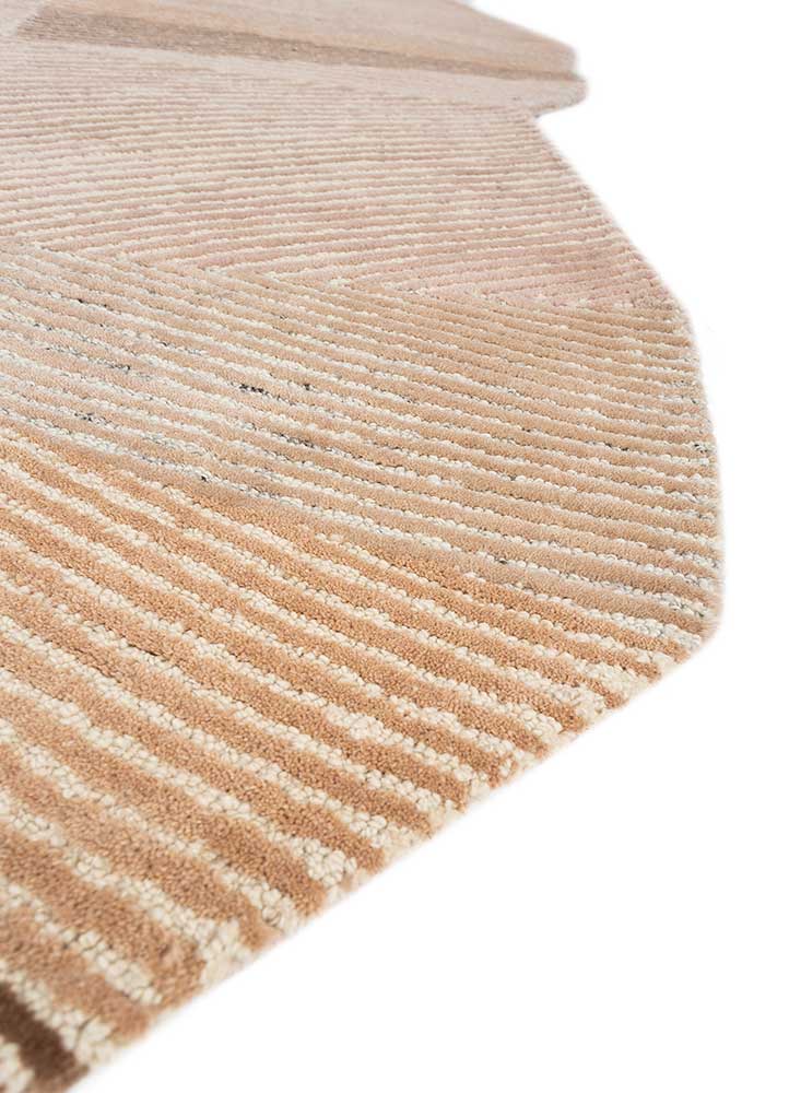 Beige/Rose Smoke Hand Tufted Rugs