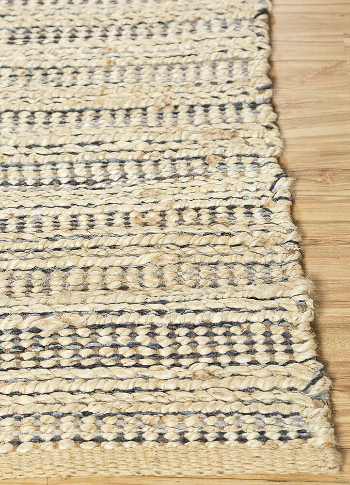 Bleach/Navy Flat Weaves Rugs