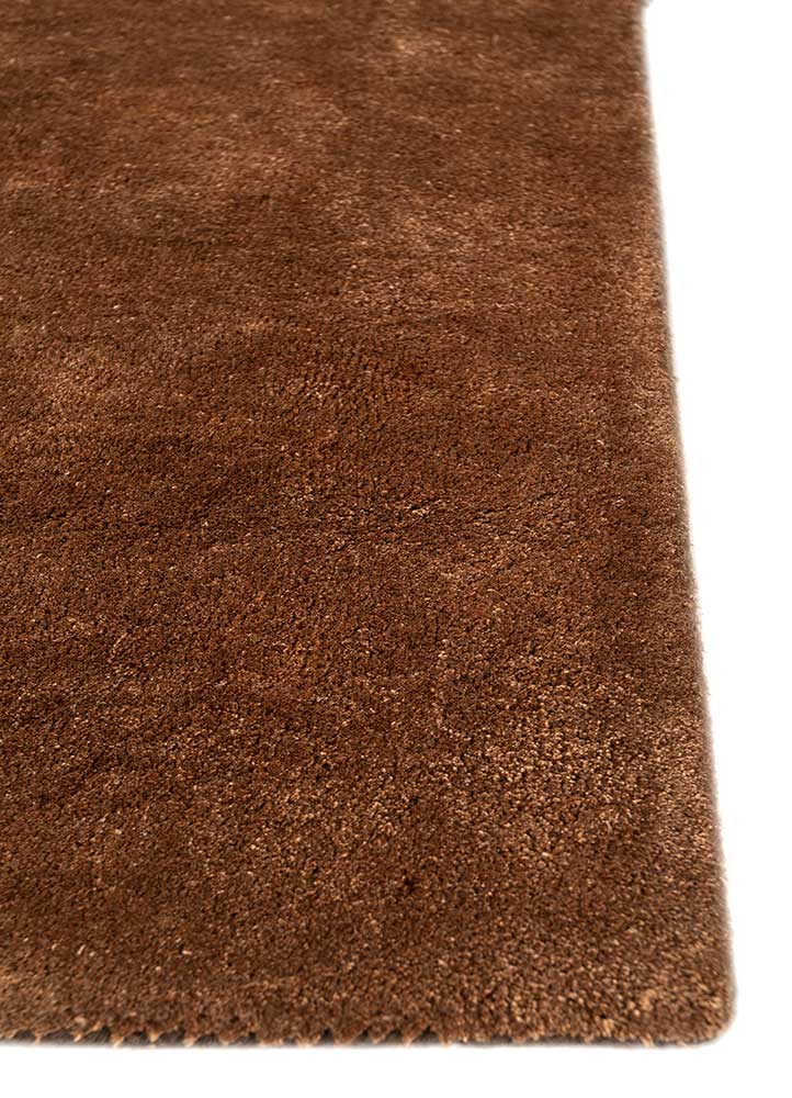 Dark Brown/Leather Brown Hand Tufted Rugs