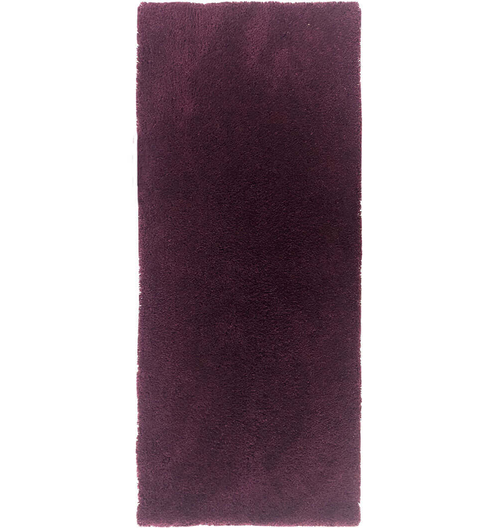 Purple Handmade Shaggy Rug For Home Decor