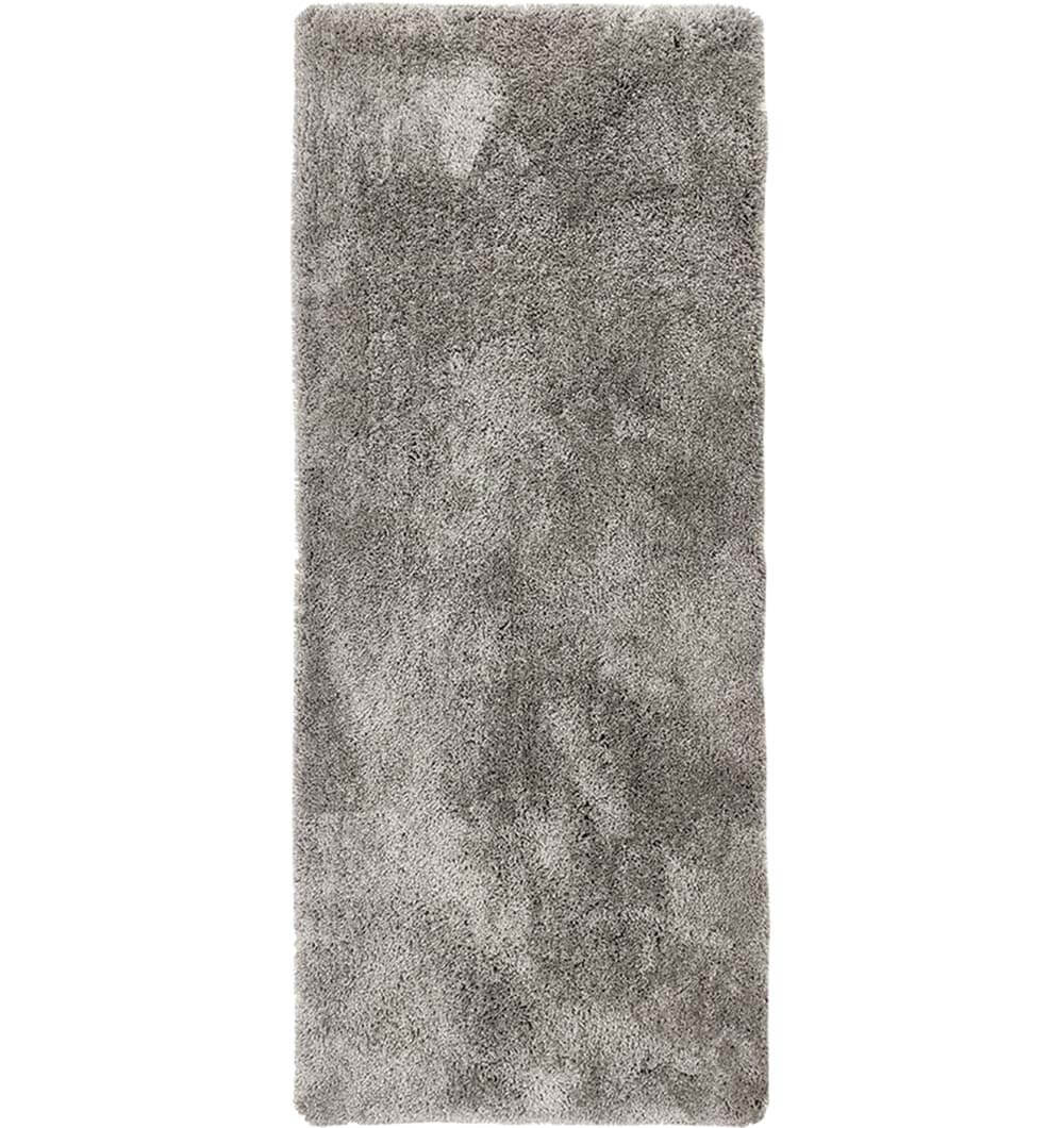 Grey Handmade Shaggy Rug For Livingroom