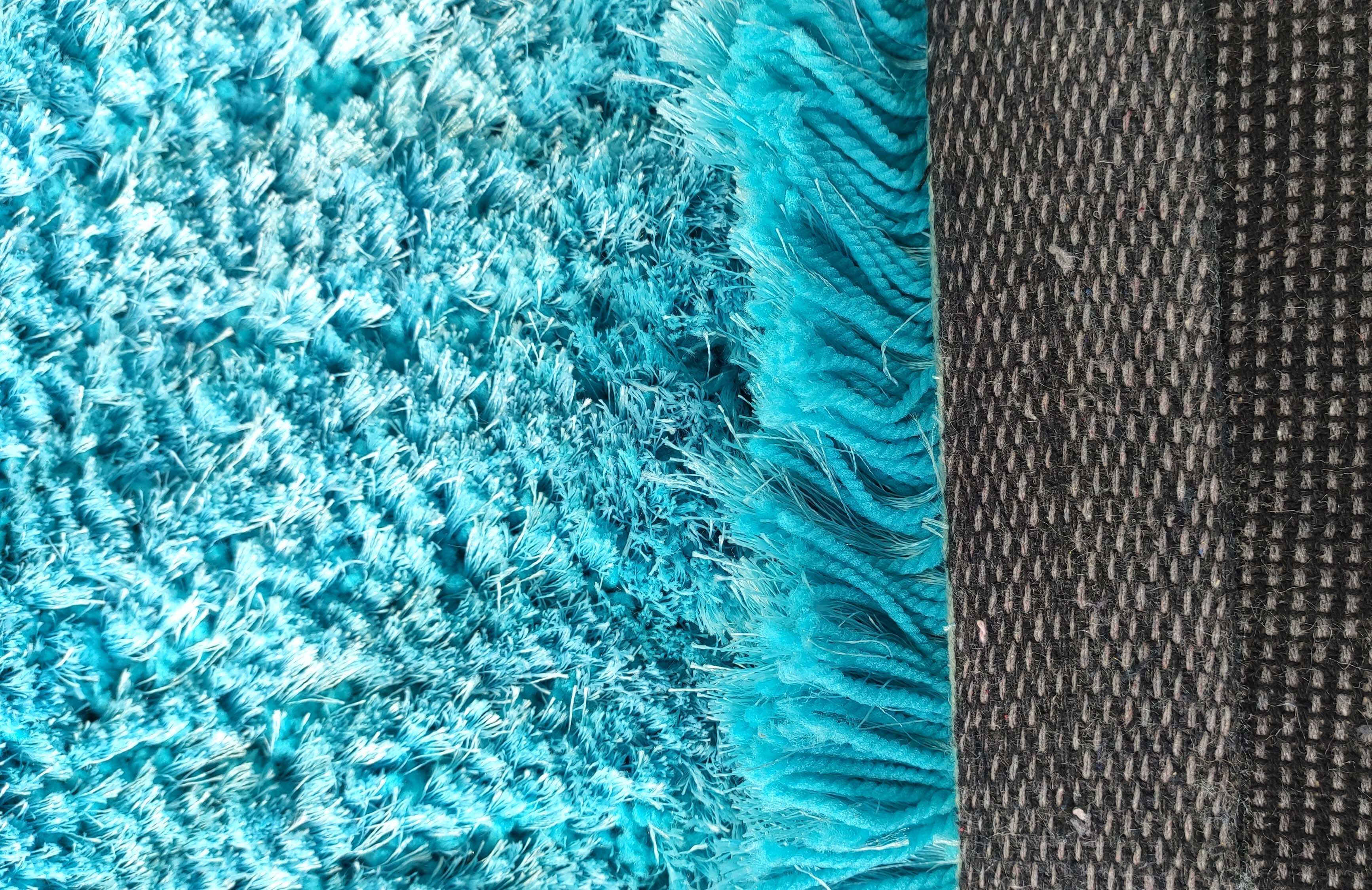 Soft Handmade Aqua Color Shaggy