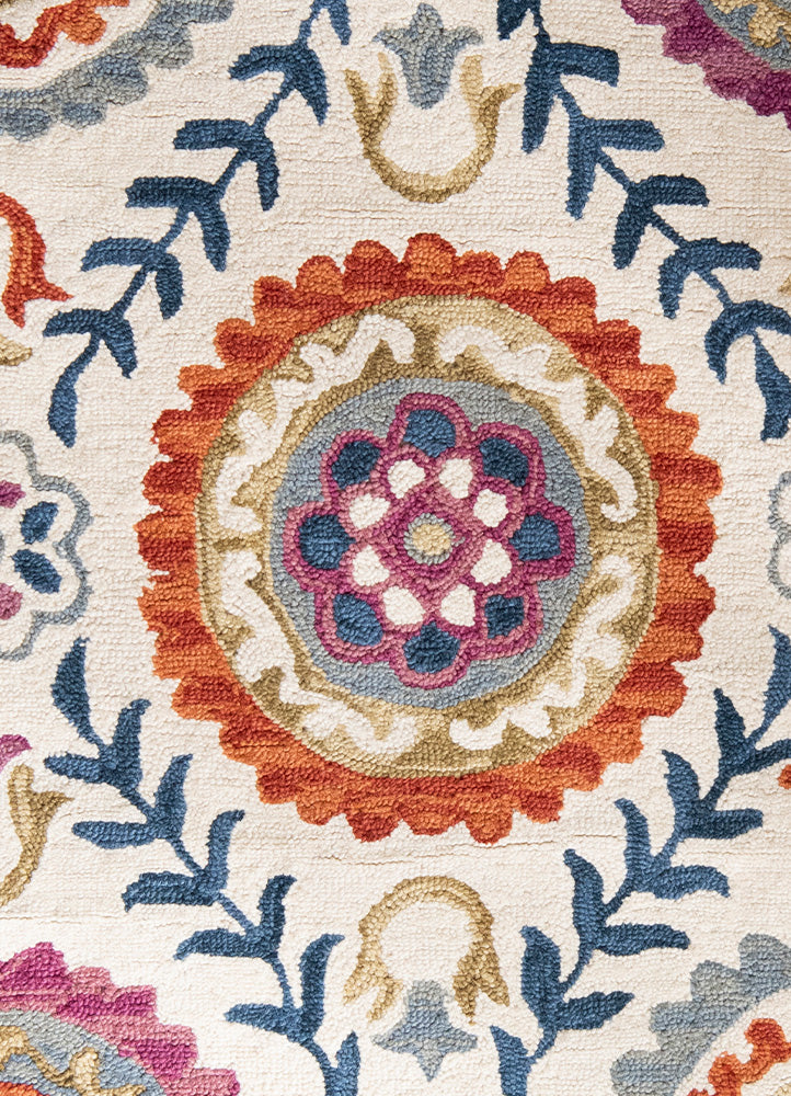 Mosaic Bloom Wool Rug