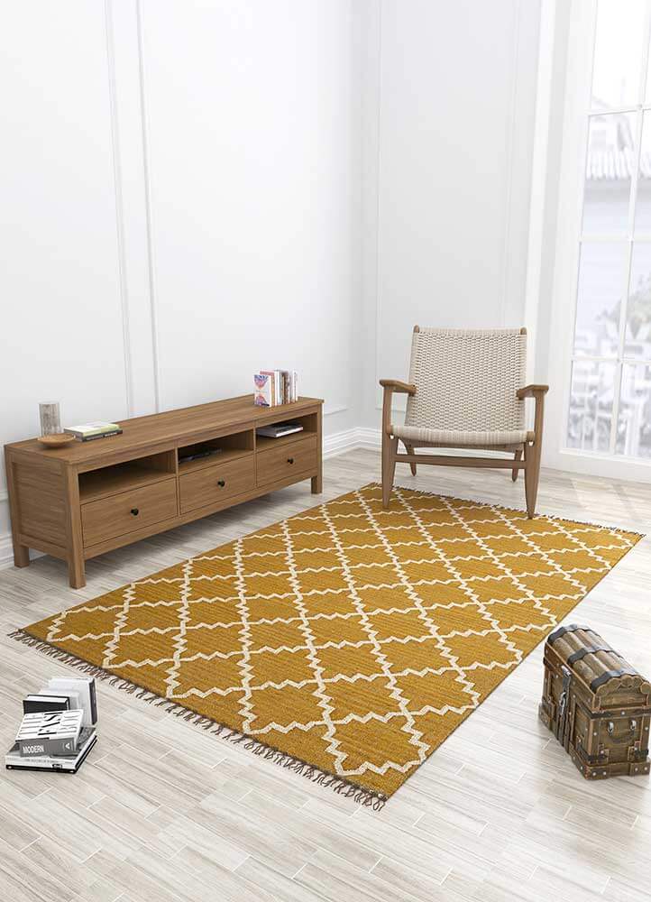 Light Rust Flat Weaves Rugs