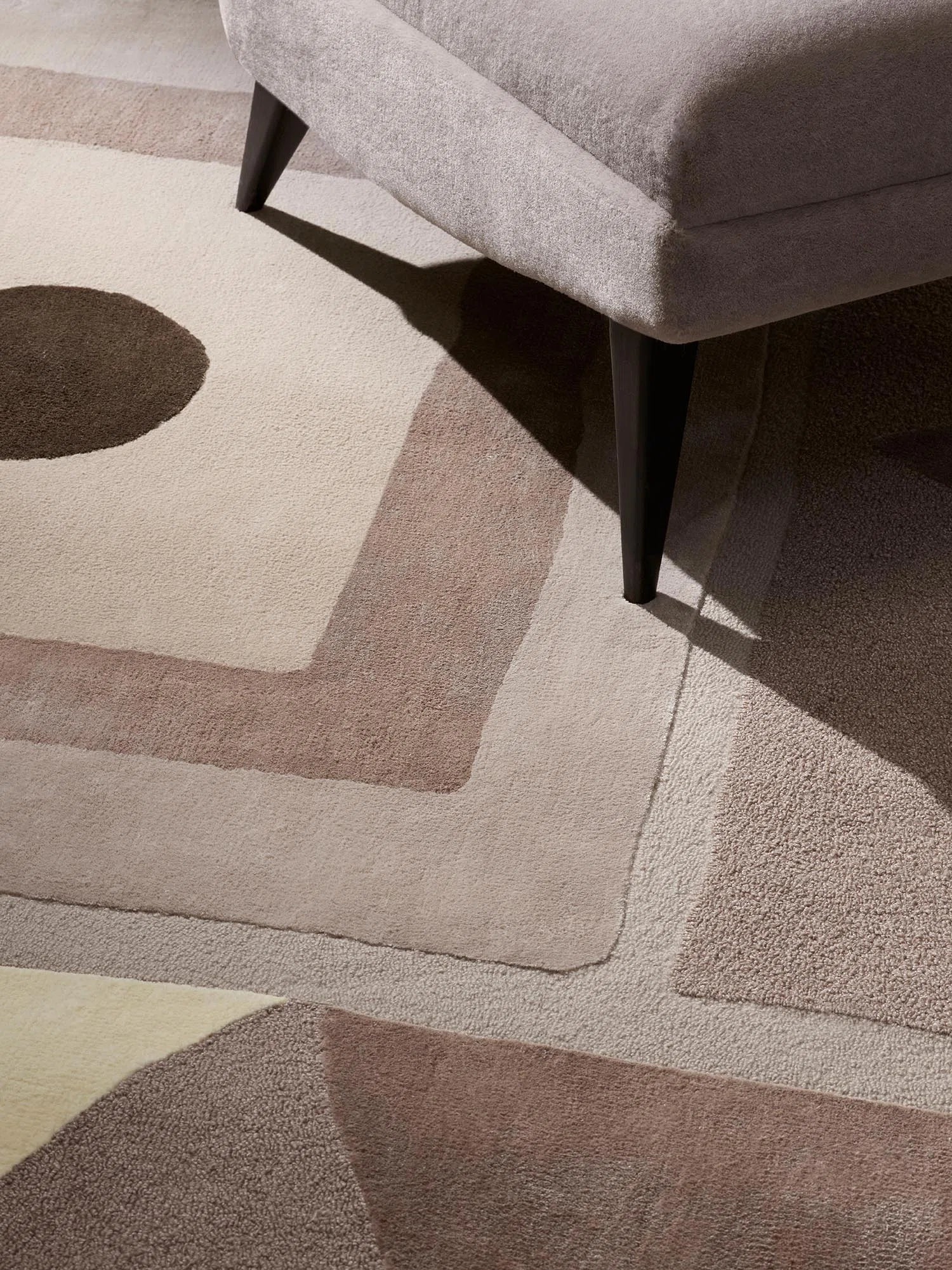 Nomadic Geometry Wool & Viscose Rug