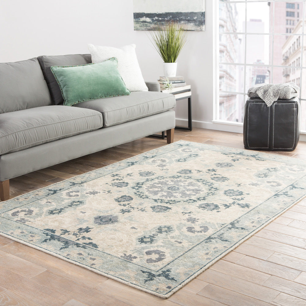 Silver Gray/Smoke Blue Hand Knotted Rugs