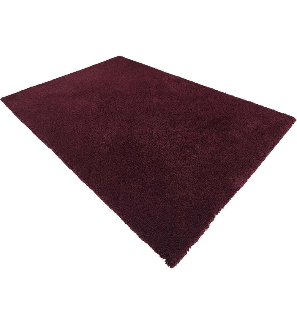 Purple Handmade Shaggy Rug For Home Decor