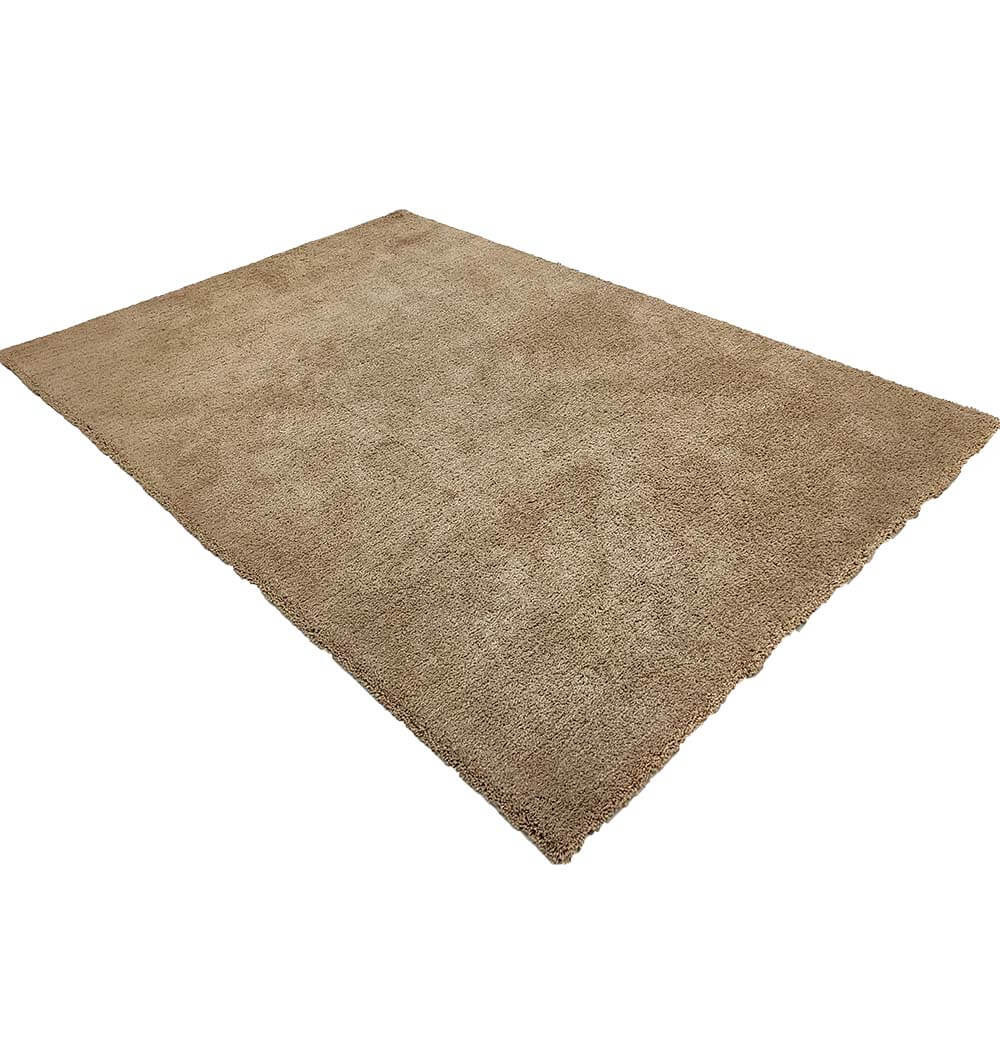 Beige Handmade Shaggy Rug For Livingroom