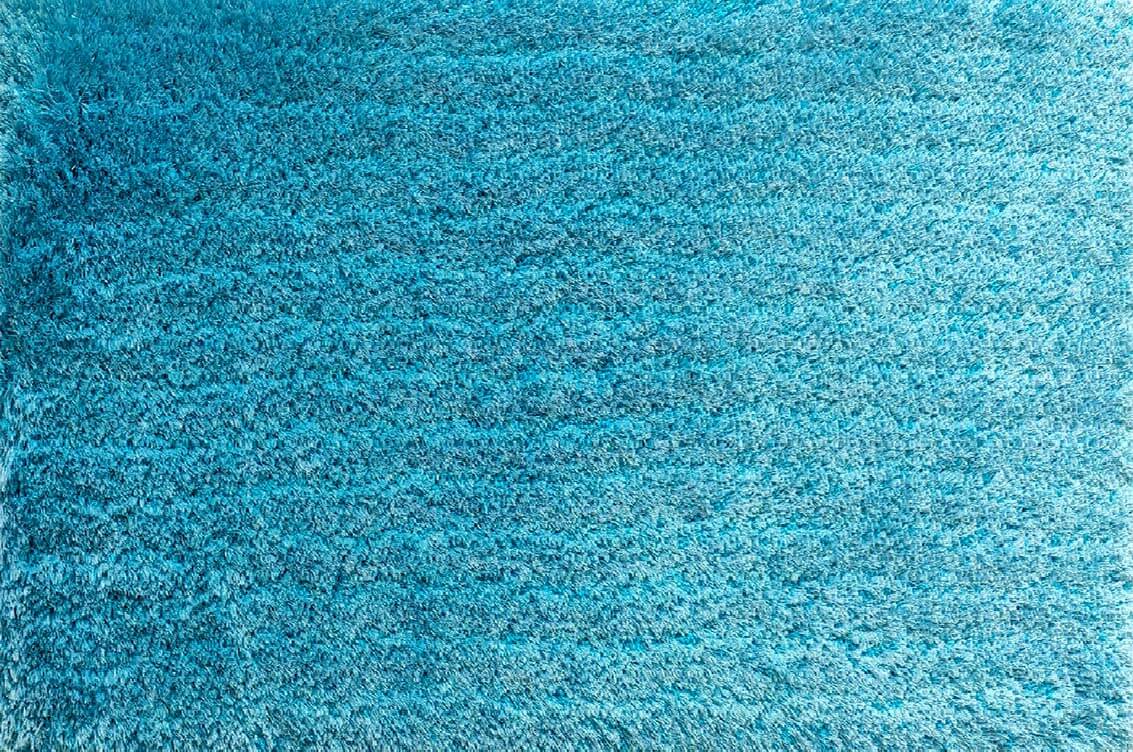 Soft Handmade Aqua Color Shaggy