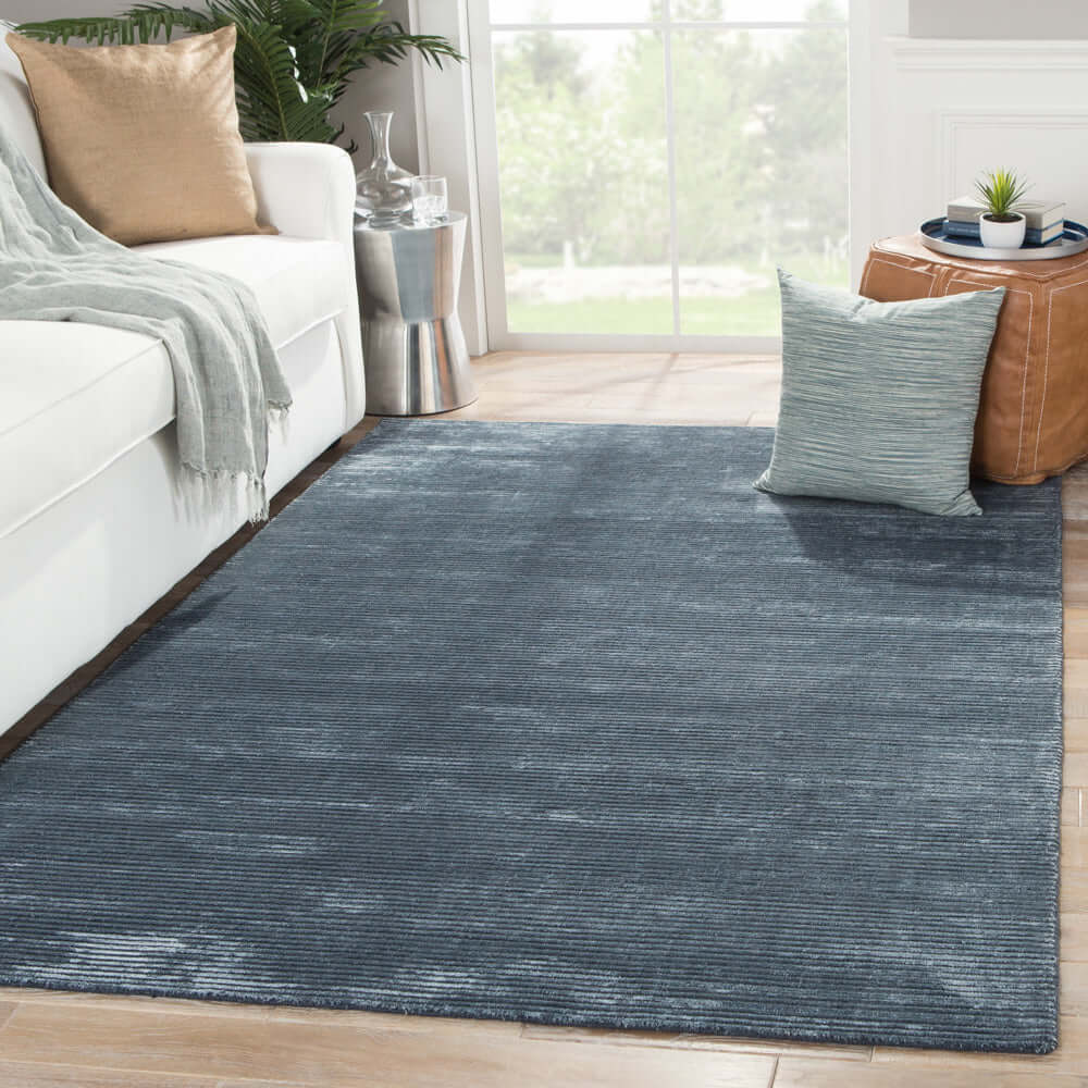 Indigo Blue Hand Loom Rugs - Basis Collection