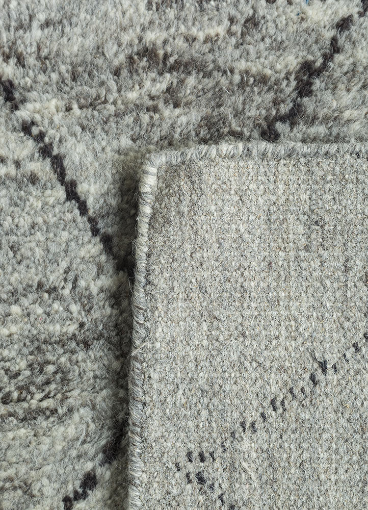 Natural Gray/Natural Gray Moroccan Rugs