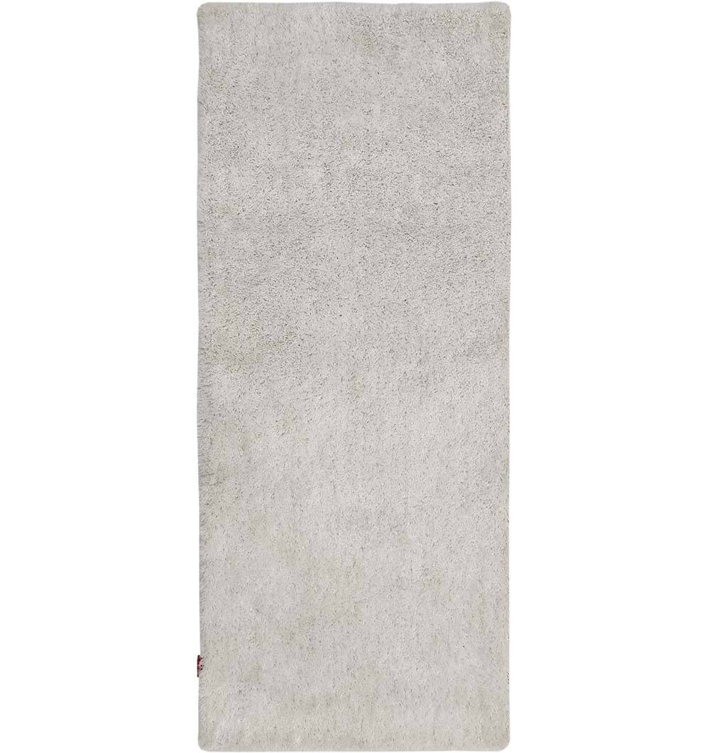 White Handmade Shaggy Rug For Home Decor