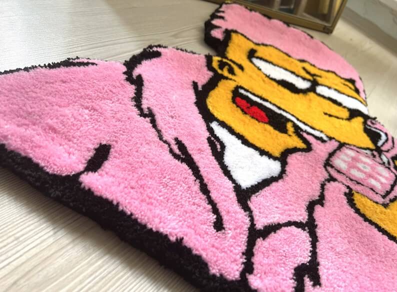 Bart Simpsons Custom Tufted Rug | Unique Decor