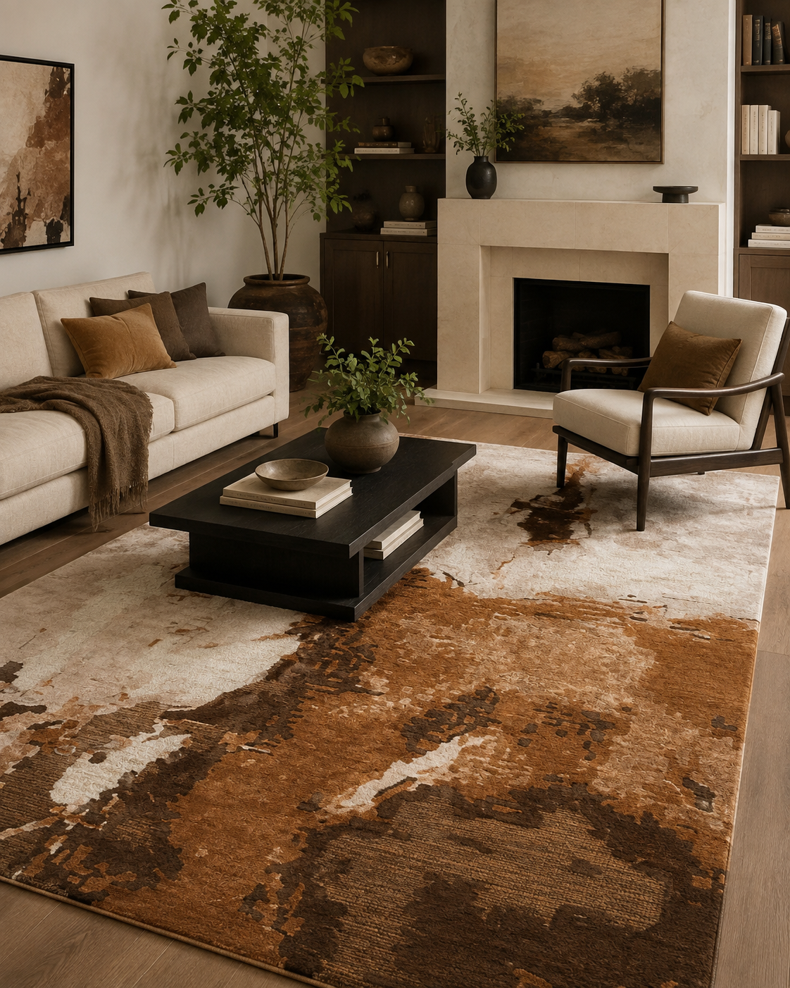 Earthen Fragment Rug