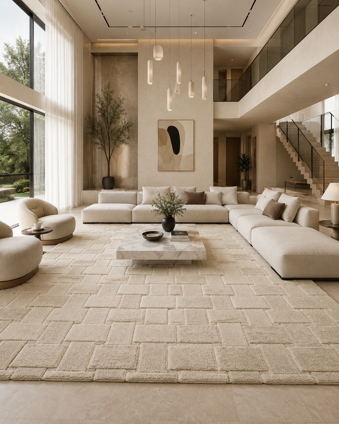 Embossed Wool