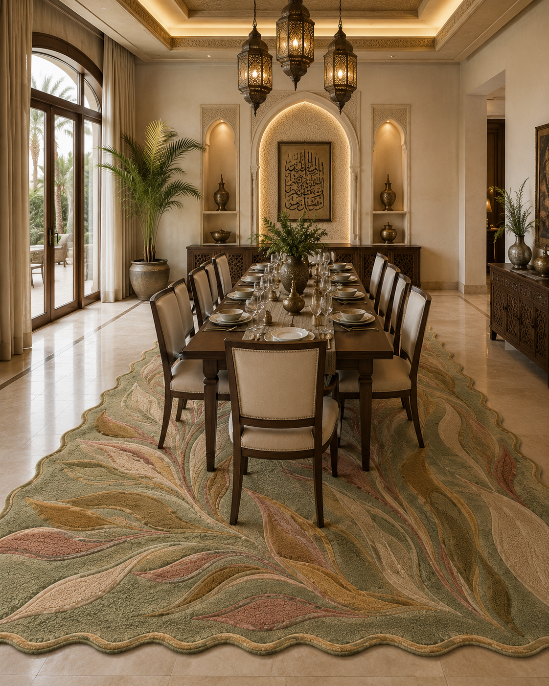 Ethereal Blossom Floral Rug