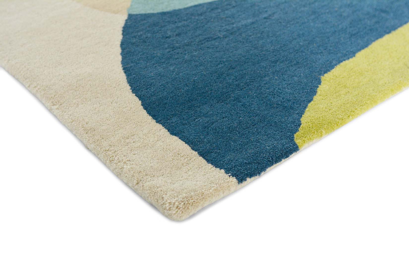 Harlequin Burst Hand-Tufted Rug: A Vibrant Touch of Modern Art
