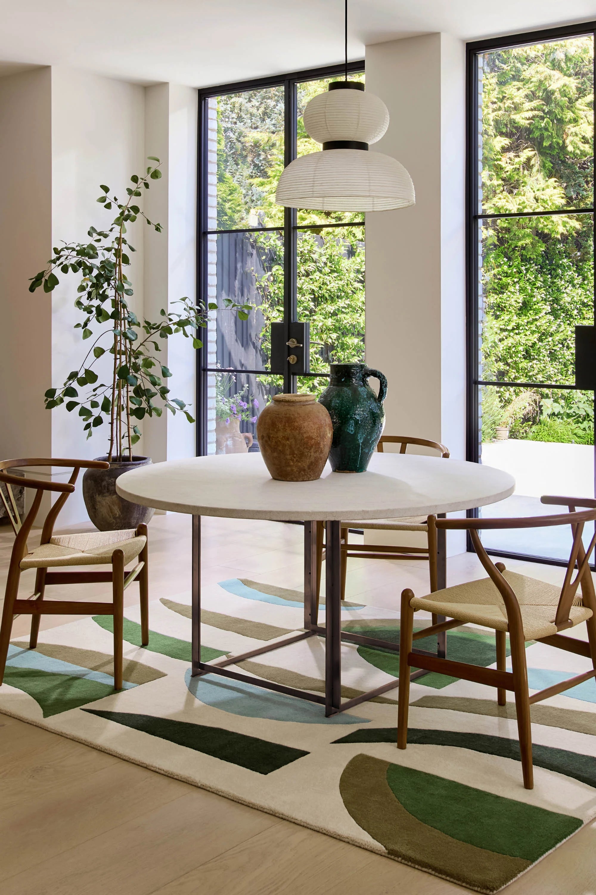 Organic Harmony Hand-Tufted Rug: A Celebration of Artistic Design