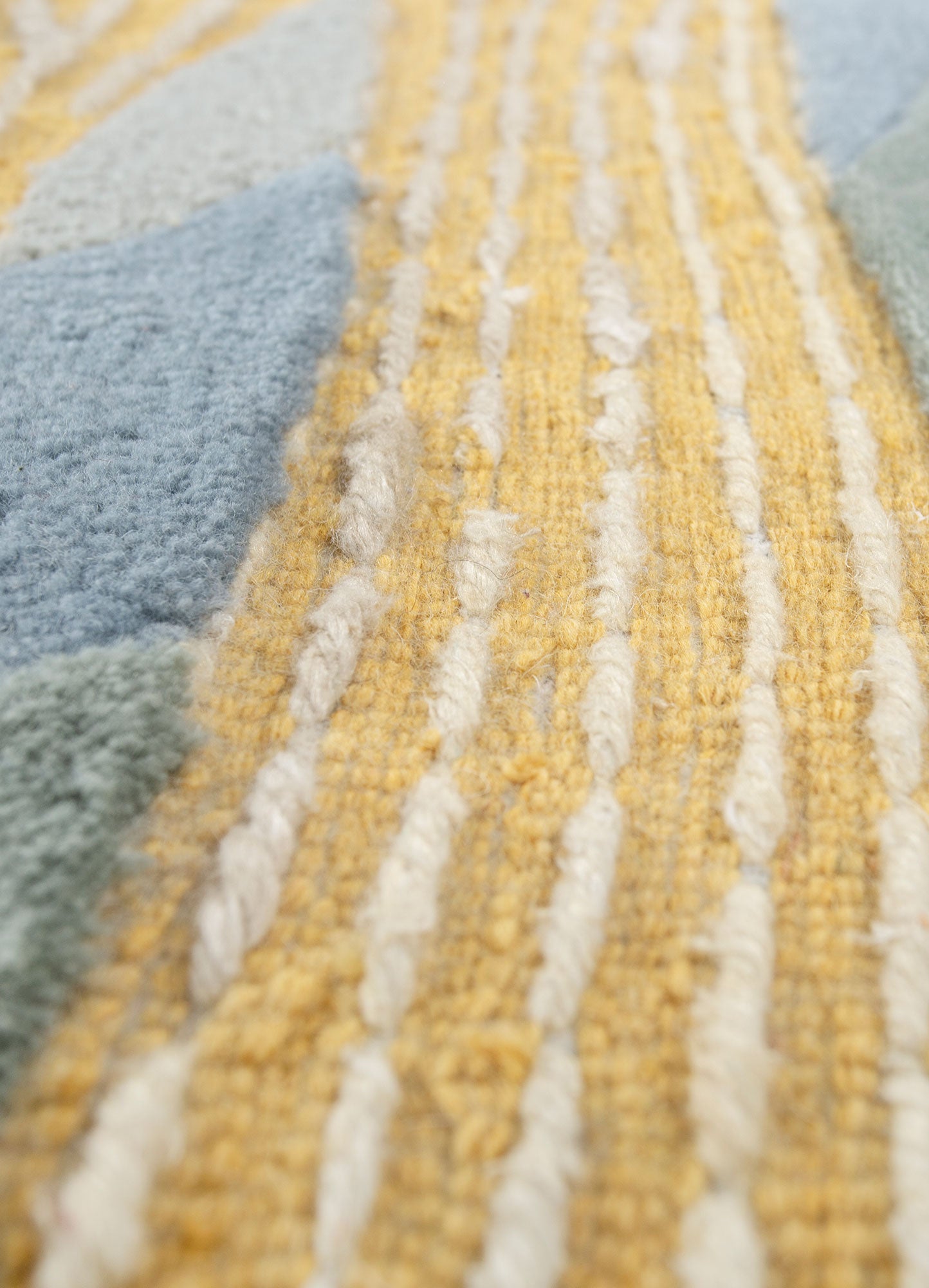 Linen Turmeric Hand Tufted Rug