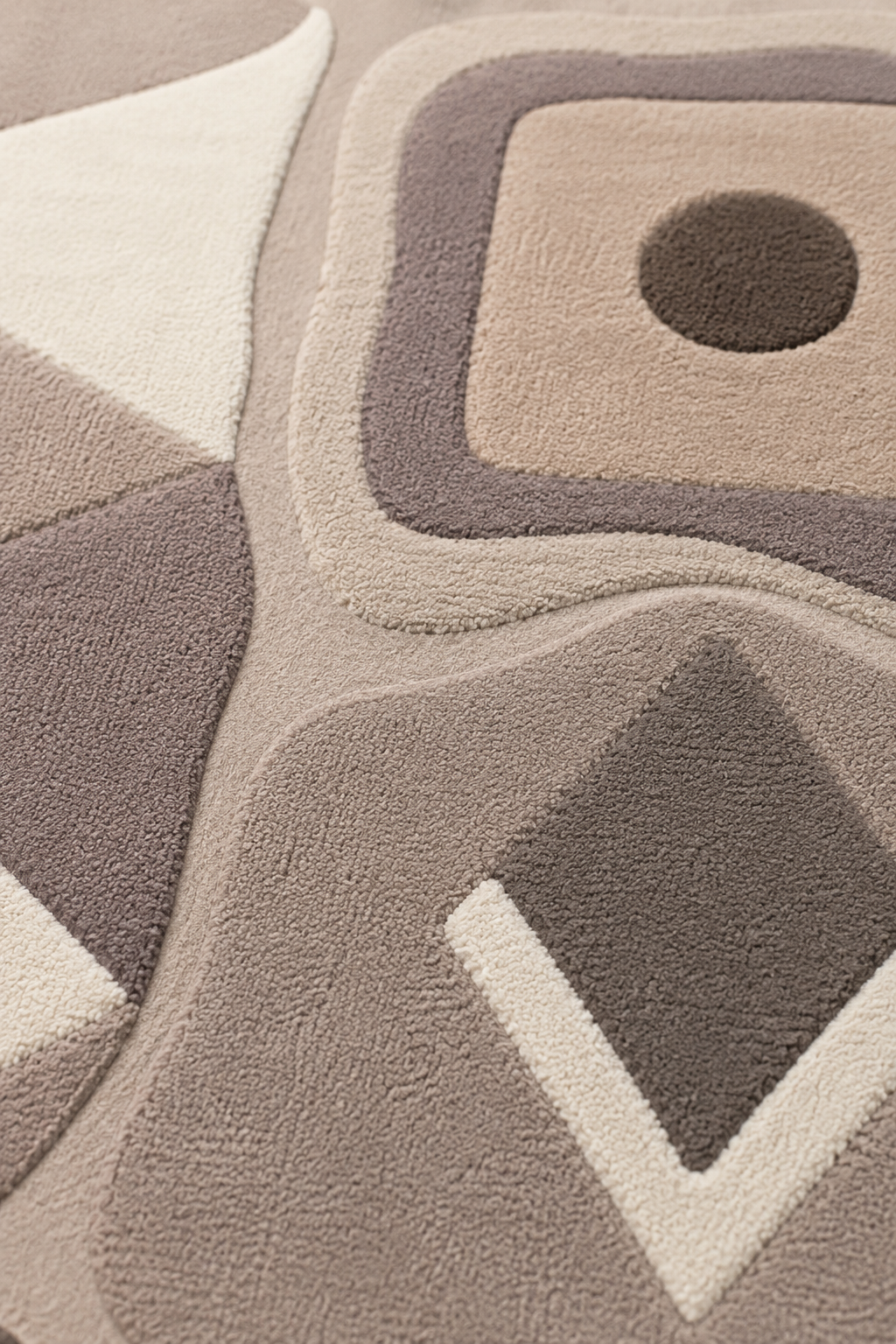 Nomadic Geometry Wool & Viscose Rug