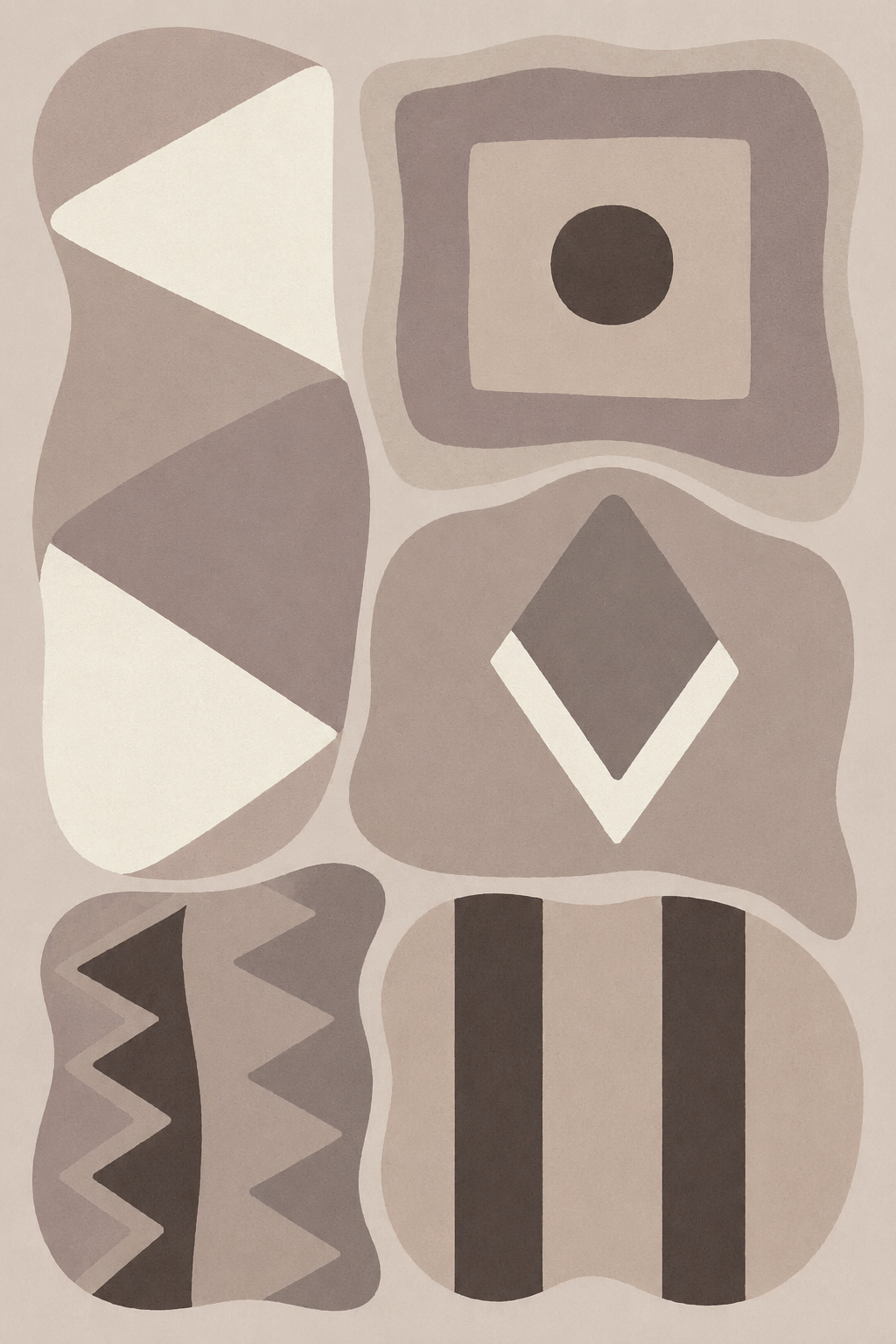 Nomadic Geometry Wool & Viscose Rug