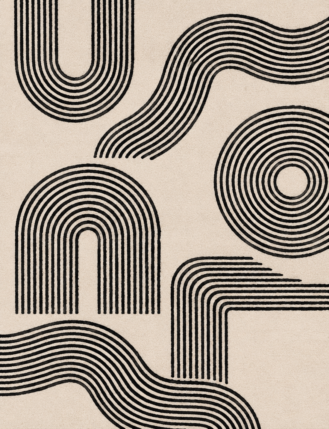 Ombra Geometric Rug
