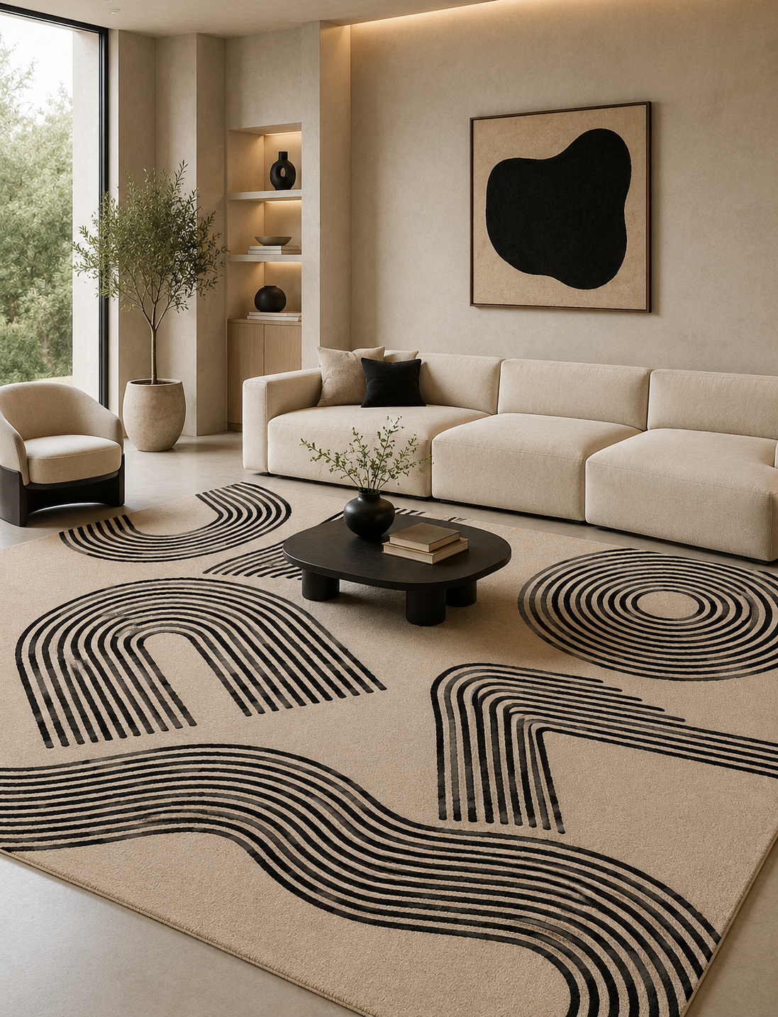 Ombra Geometric Rug