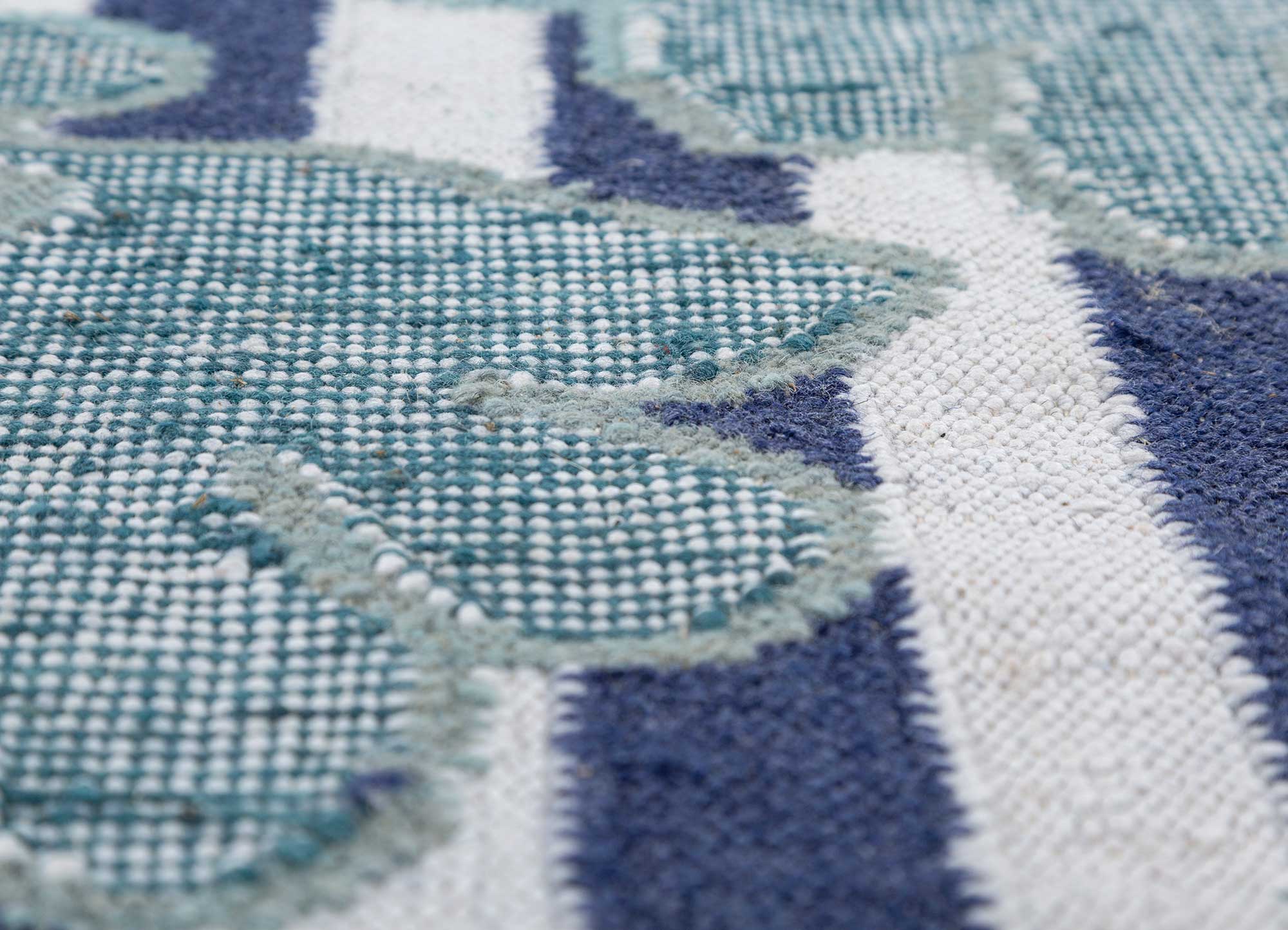 Deep navy flat weaves Rug