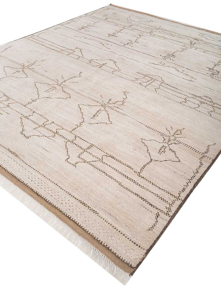 Beige Trace/Beige Trace Moroccan Rugs