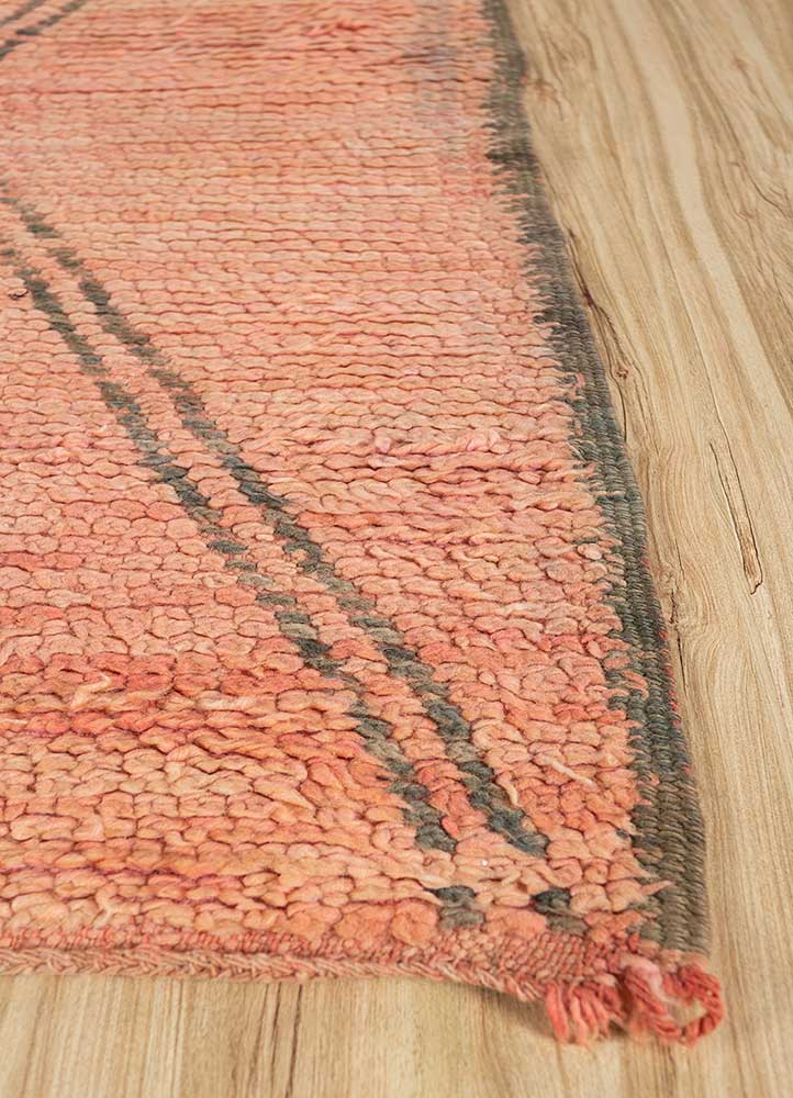 Orange Mandarin/Forest Green Moroccan Rugs