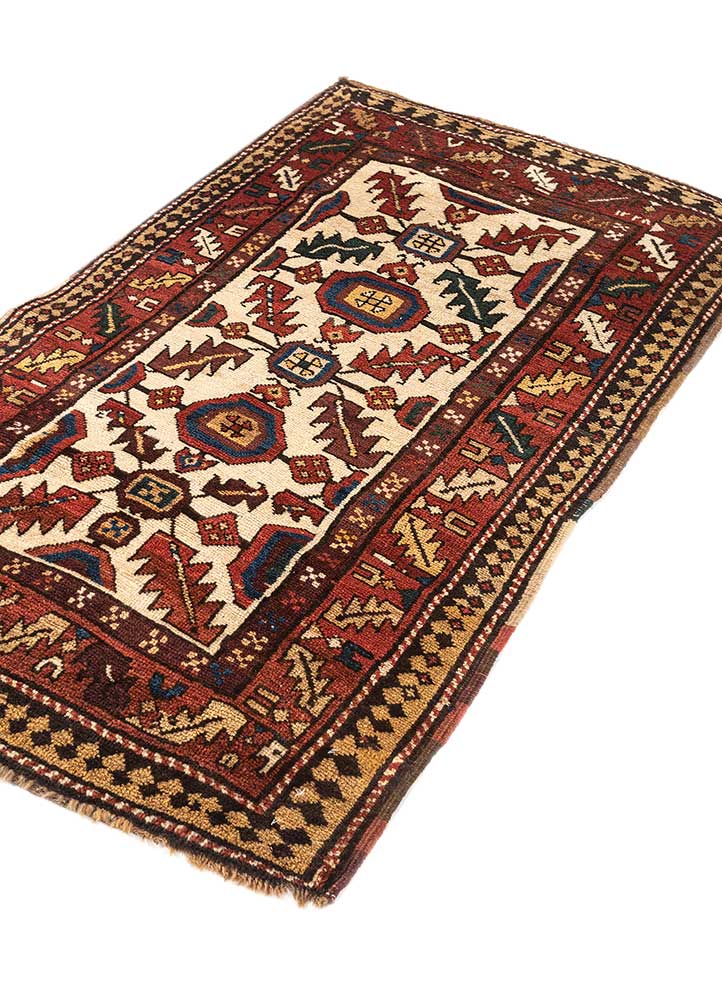 White/Red Ochre Moroccan Rugs