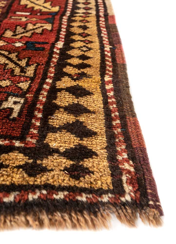 White/Red Ochre Moroccan Rugs