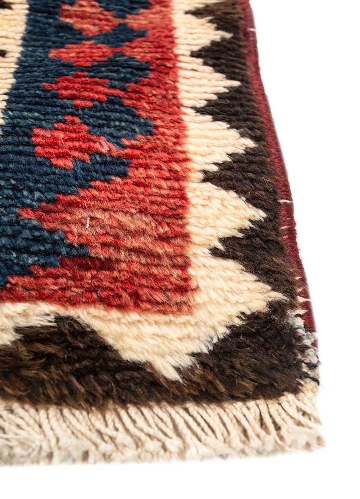 Red Orange/Blue Berry Moroccan Rugs