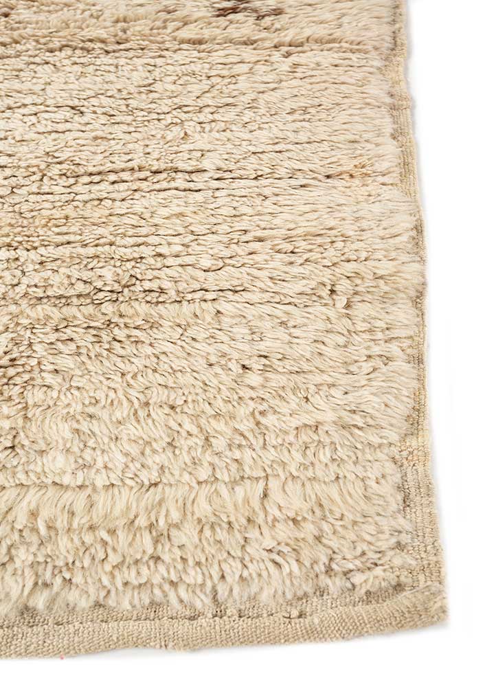 White/Dark Brown  Moroccan Rugs