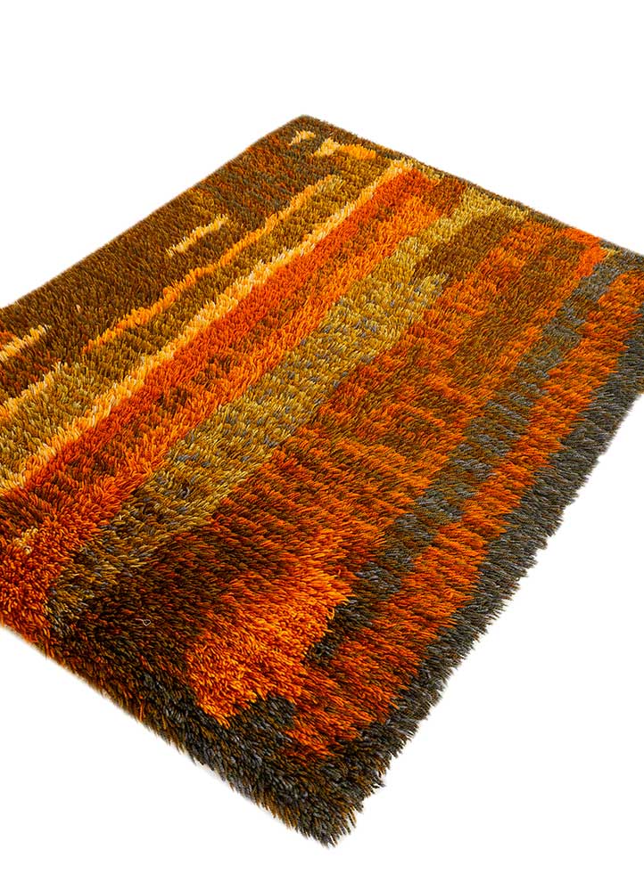 Red Orange/Indian Brown Moroccan Rugs