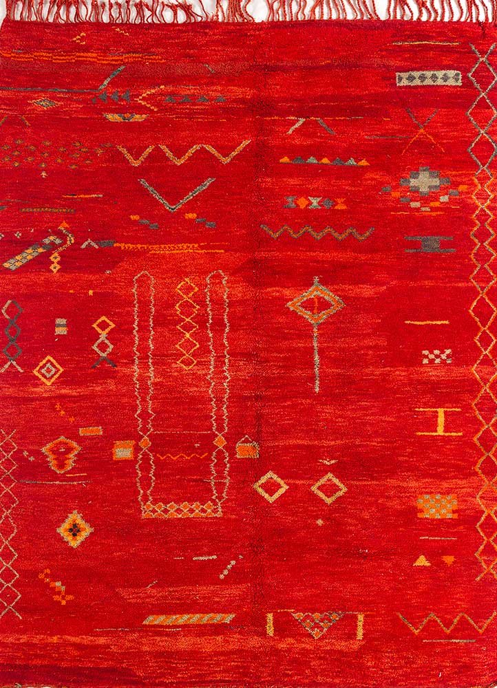 Desert Rose/Red Orange Moroccan Rugs