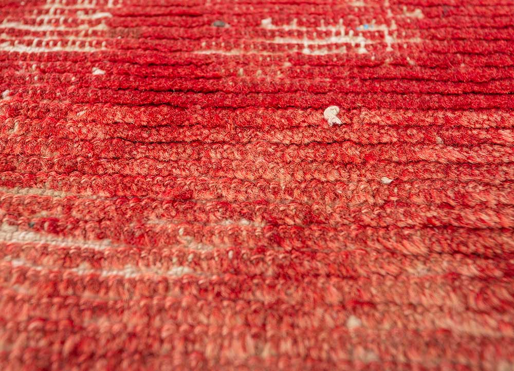 Gold/Cola  Red Oxide/Medieval Blue Moroccan Rugs