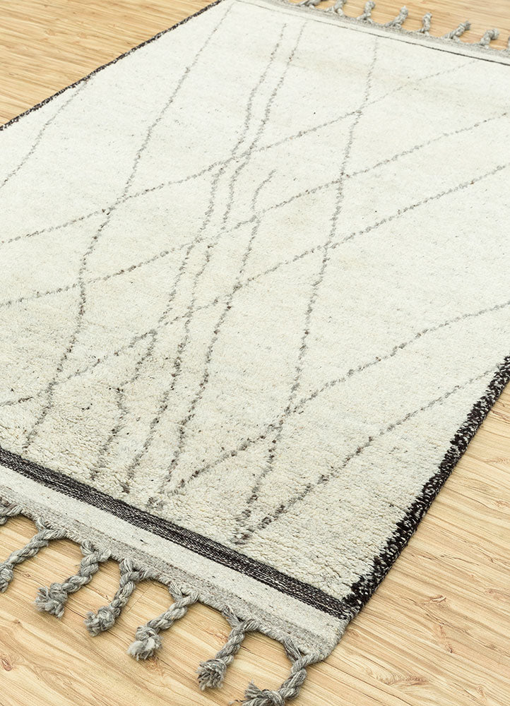 Natural White/Natural Gray Moroccan Rugs