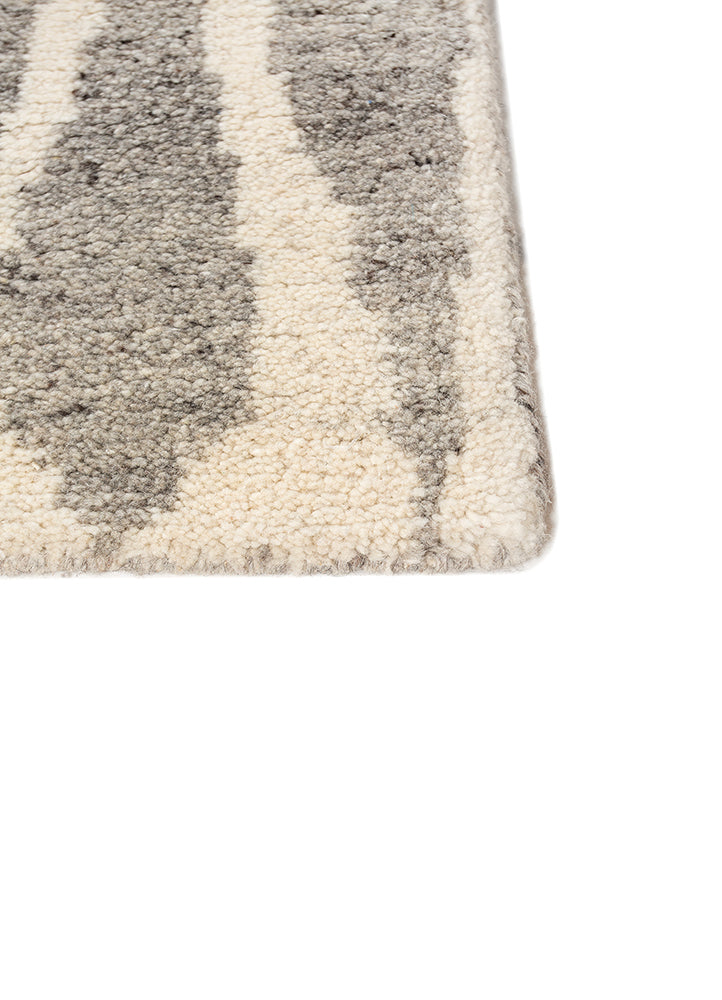 Ivory/Light Blue Moroccan Rugs