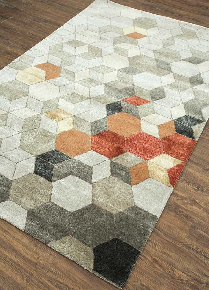 Classic Gray/Antique White Hand Tufted Rugs