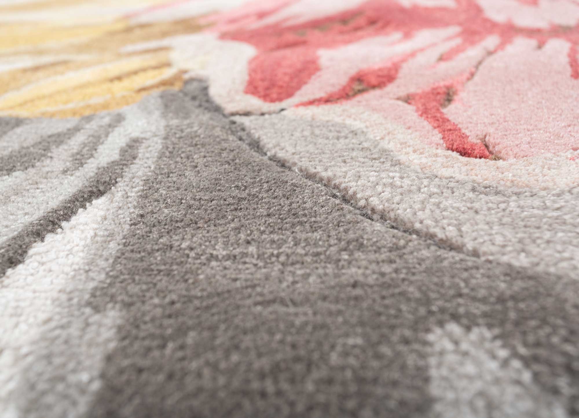 White candy pink hand tufted Rug