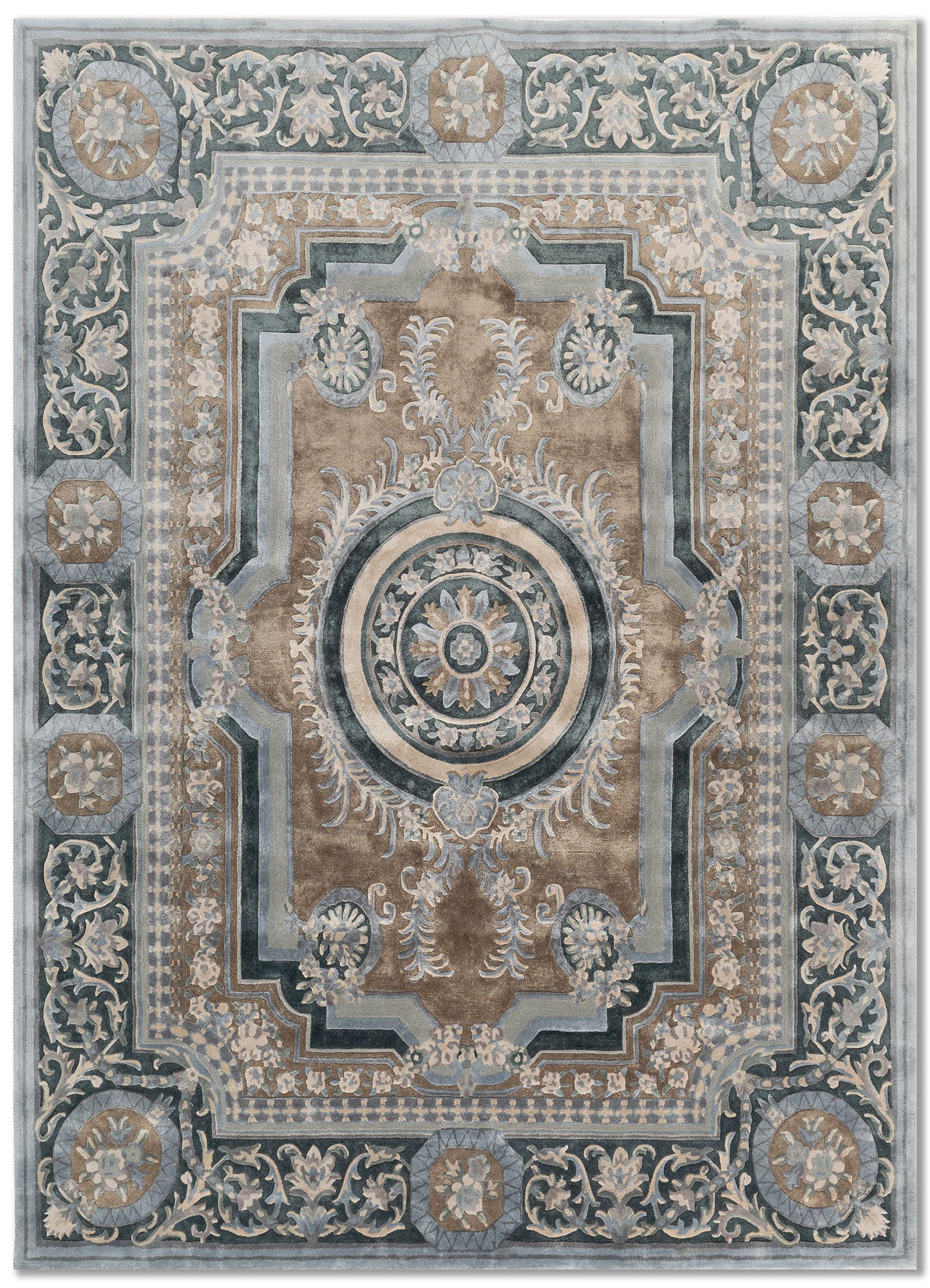 Regal Medallion Wool Rug