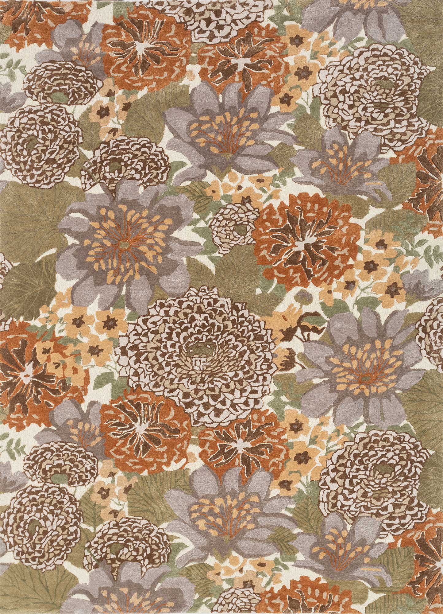 Pumpkin hand tufted Rug